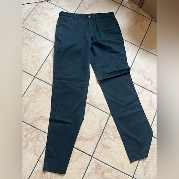 Faconnable slim fit black slacks size 36